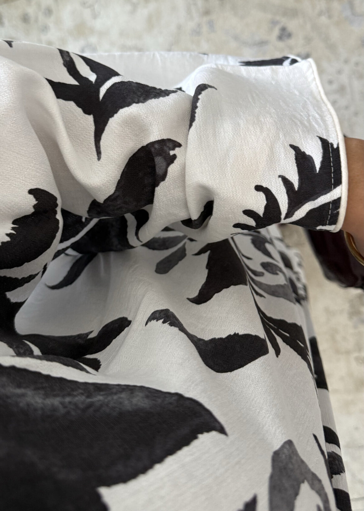 Robe abaya à motifs « Grande Taille »