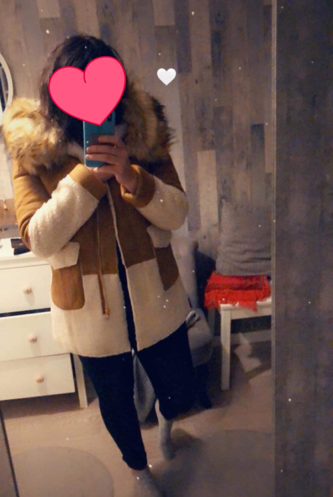 Manteau avec fourrure