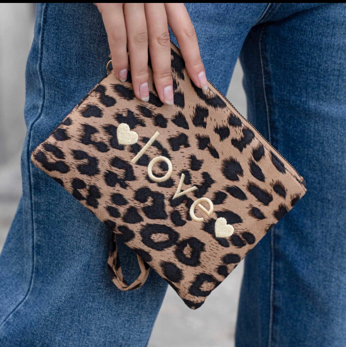 Pochette lĂ©opard love đ©·