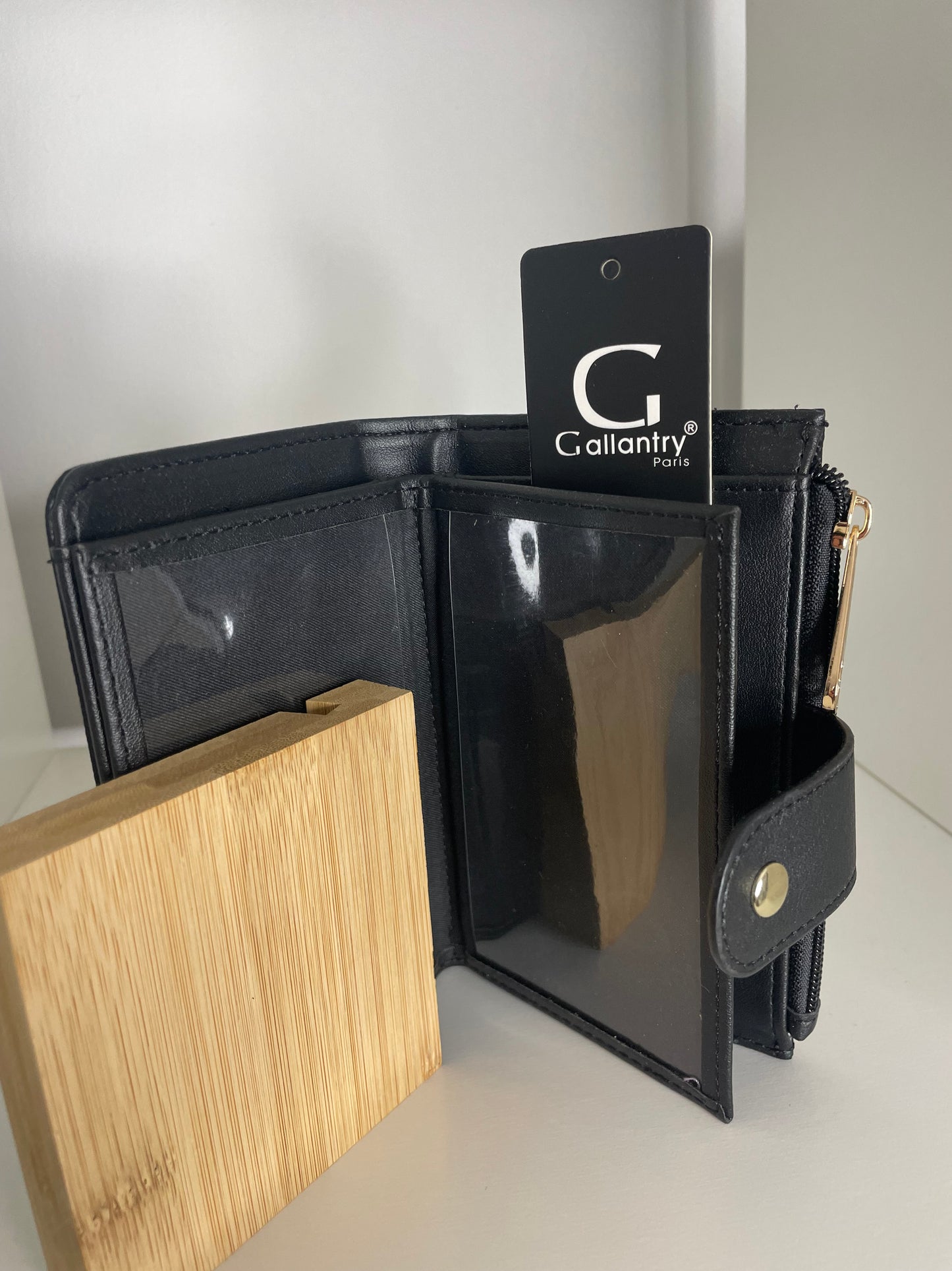 Coffret ensemble portefeuille + porte monnaie carte