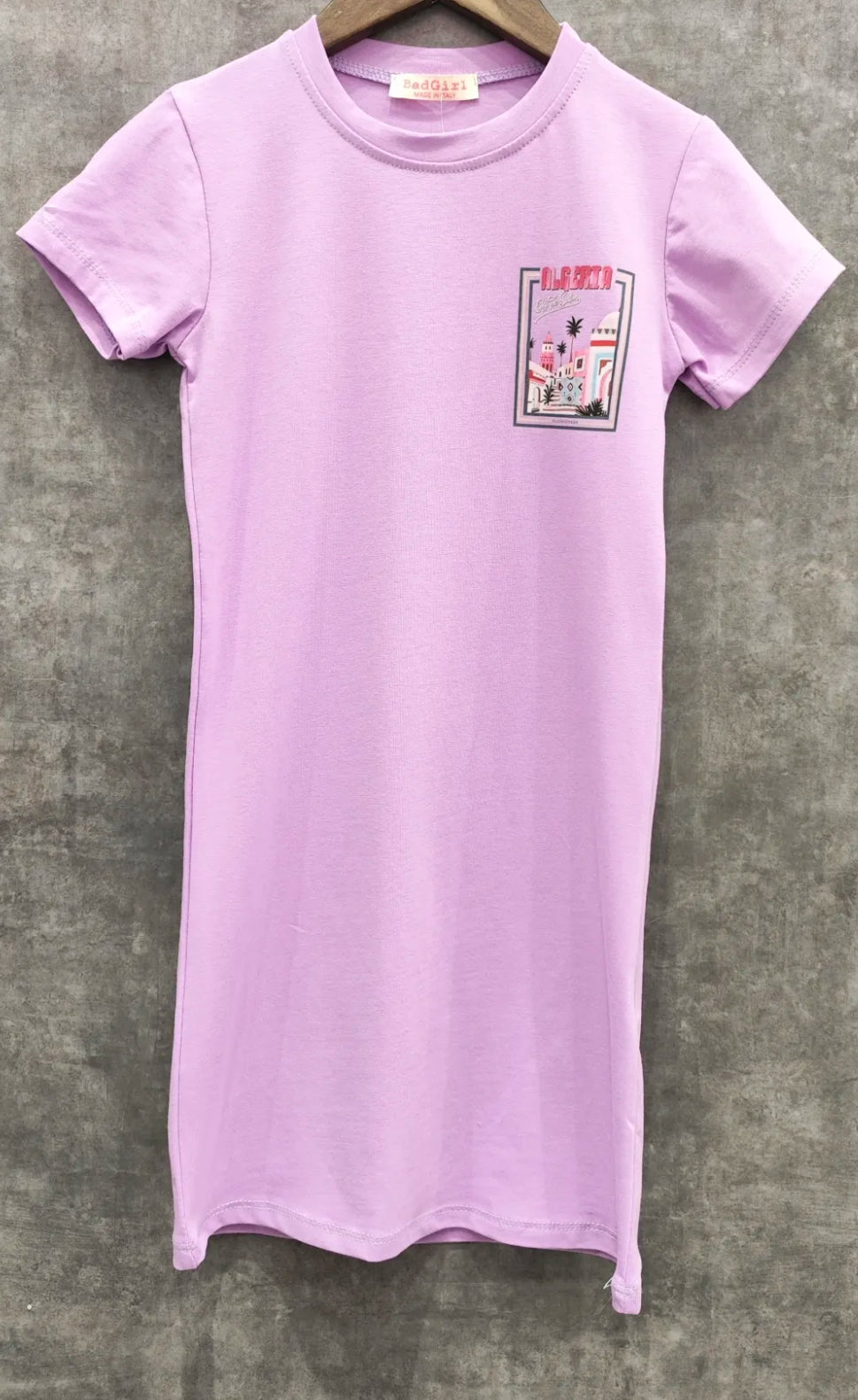 Robe parme avec image Algérie