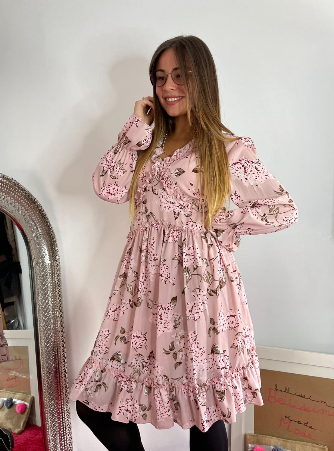 Robe rose / dos nue