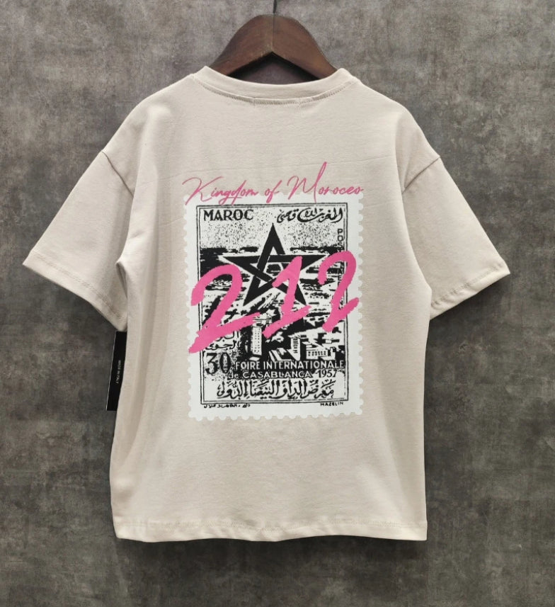 Tee shirt blanc image Maroc