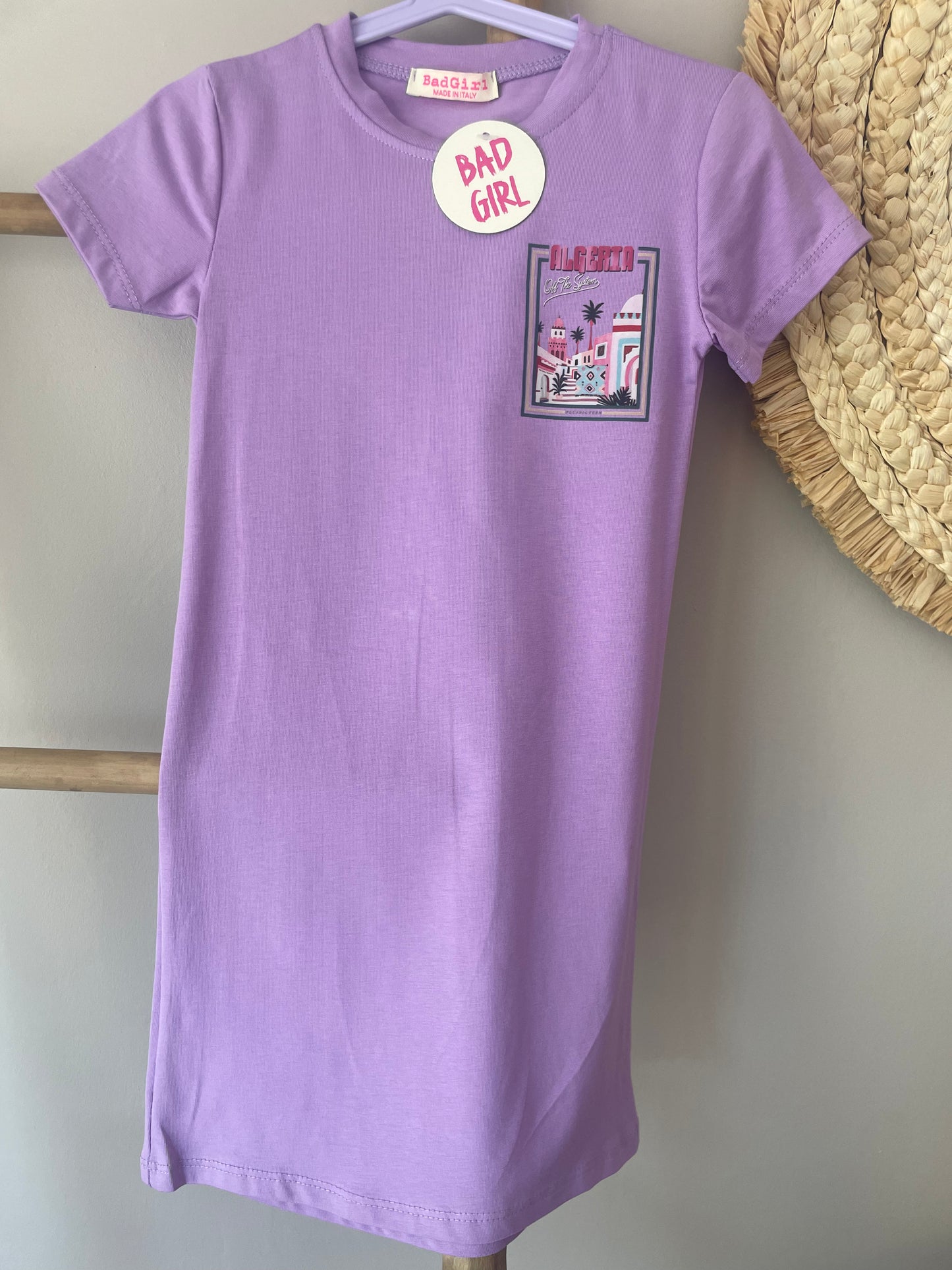 Robe parme avec image Algérie