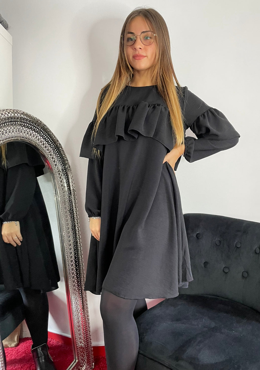 Robe noire classe et chic