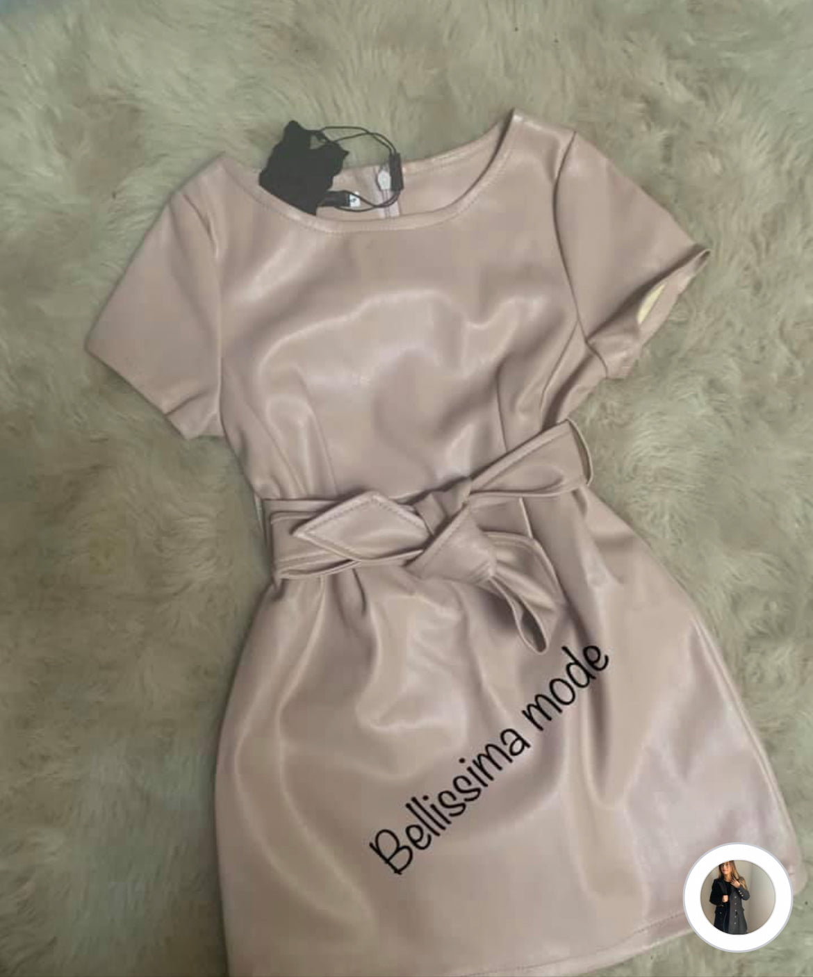 Robe simili cuir