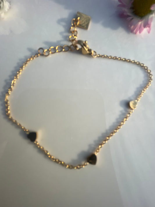 Bracelet avec des petits cœurs Milë Mila