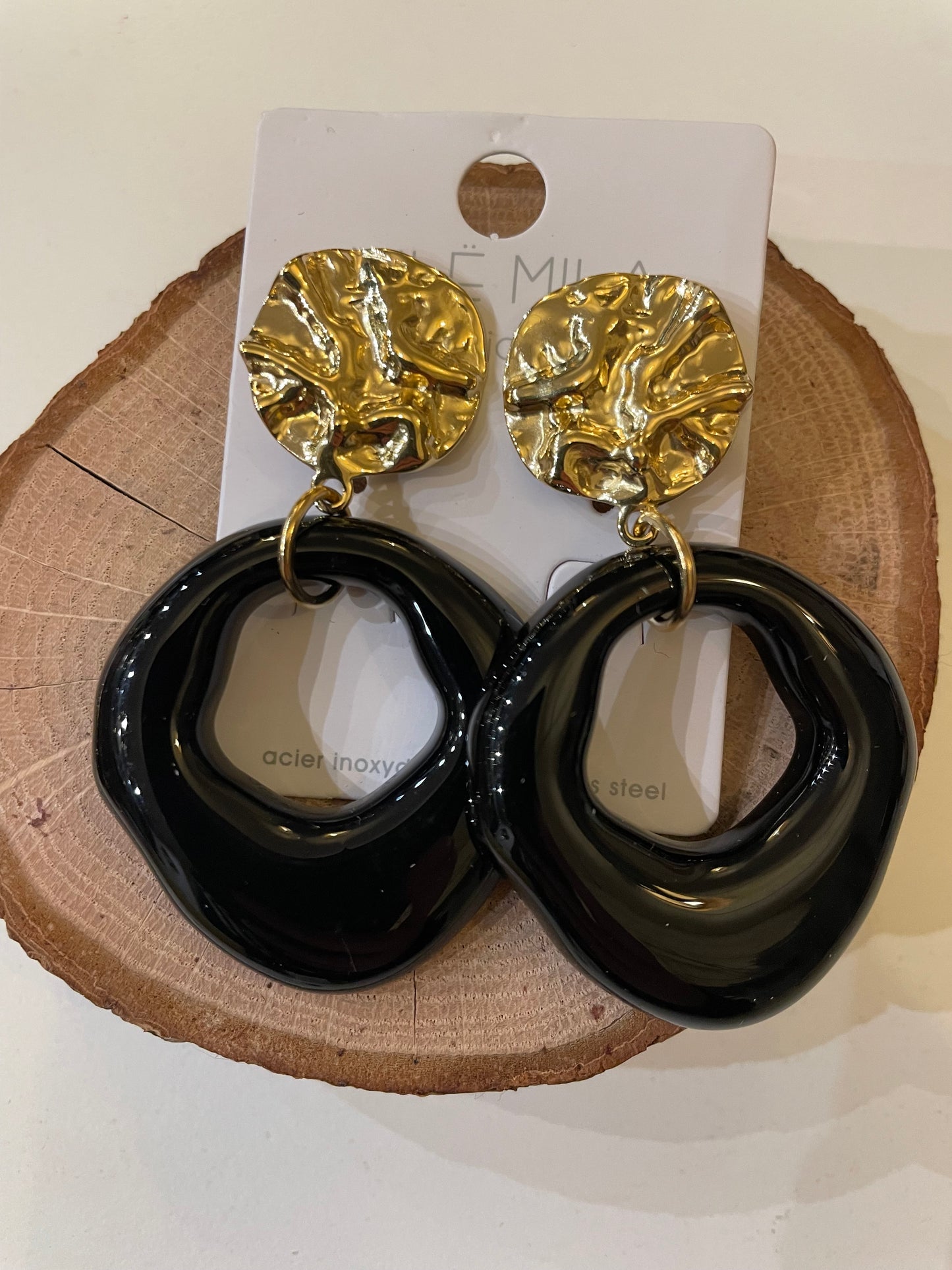 Boucles d’oreilles ronde