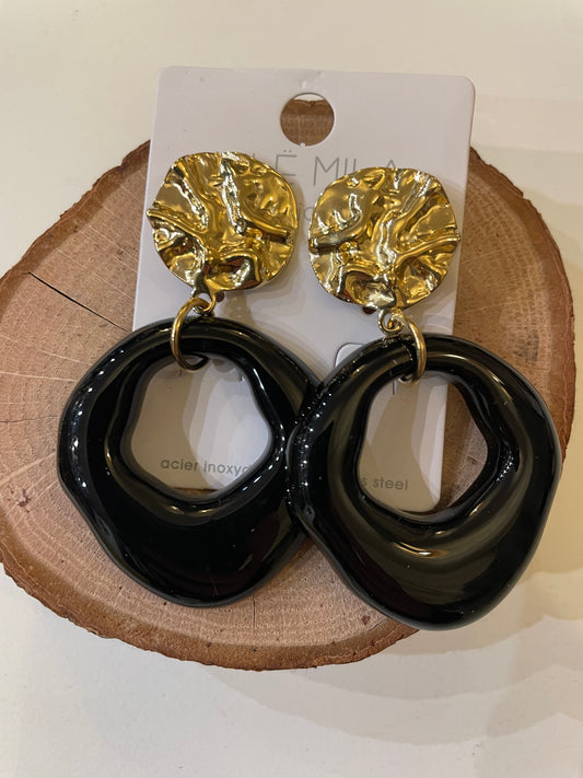 Boucles d’oreilles ronde