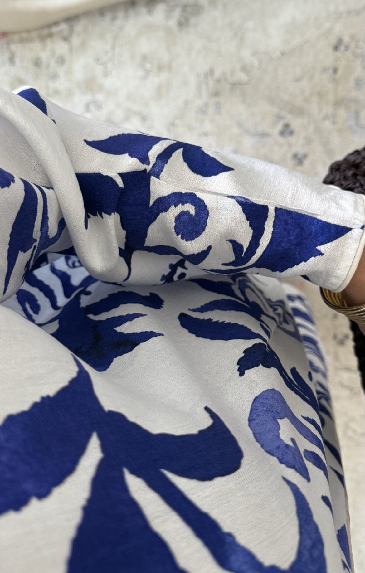 Robe abaya à motifs « Grande Taille »