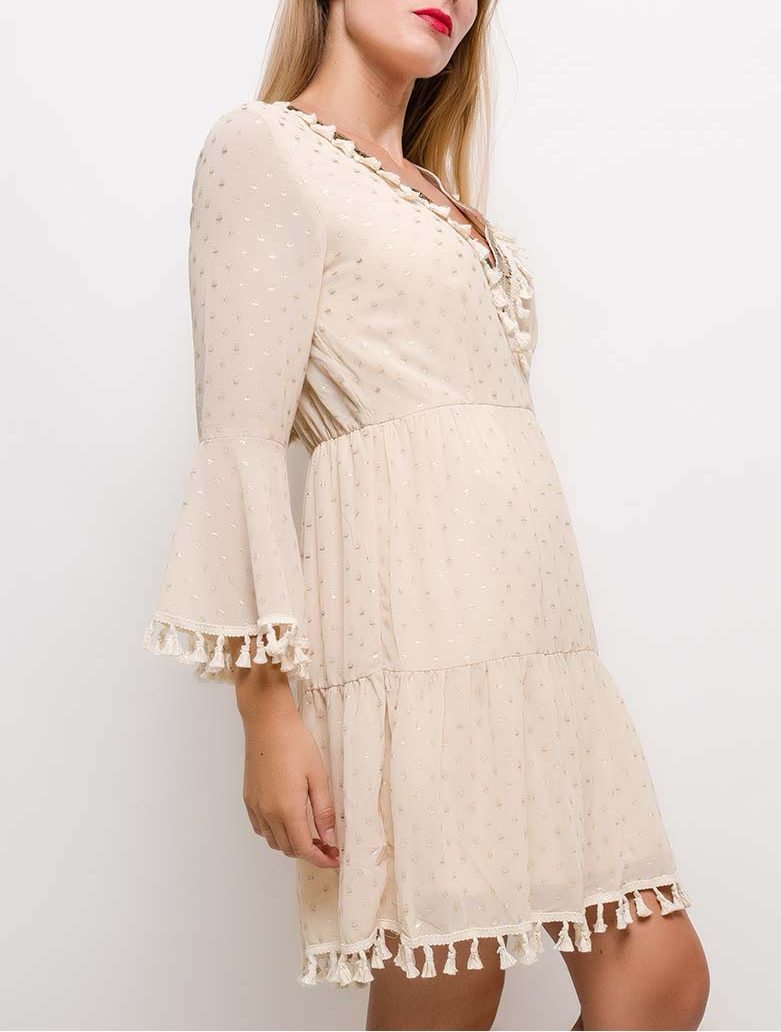 Robe BEIGE ORIENTALE