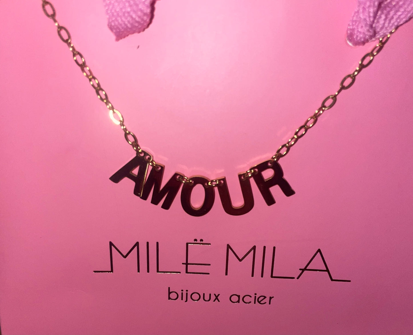 Collier « AMOUR » Milë Mila