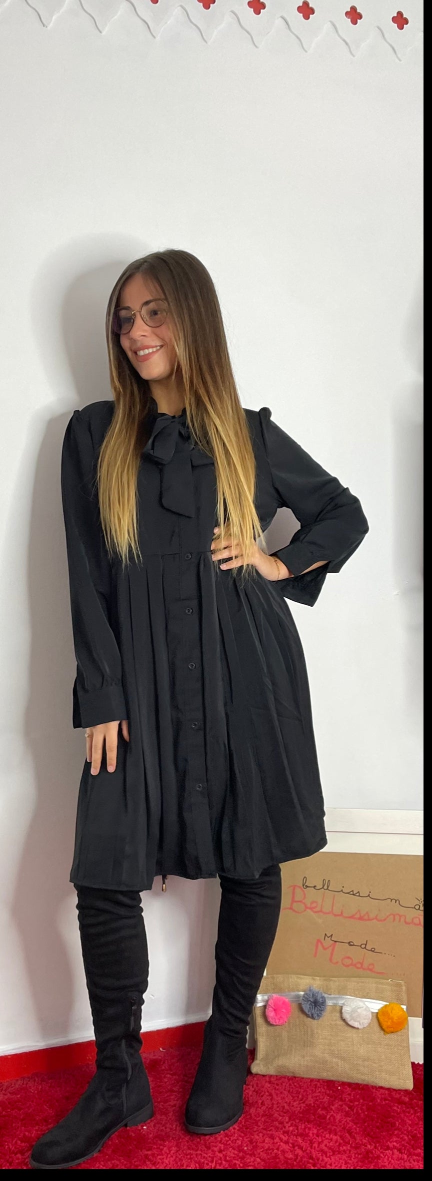 Robe fluide noire